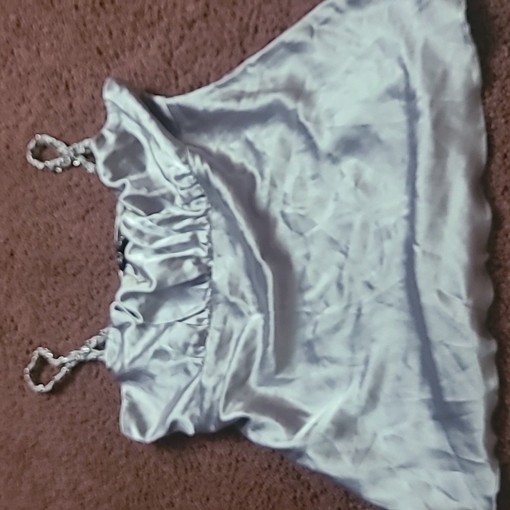 Silver tank top